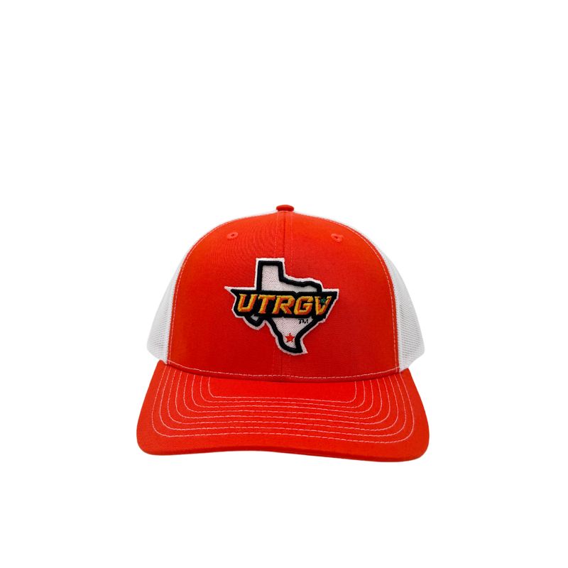 UTRGV/TX Richardson Trucker Hat - Orange/White