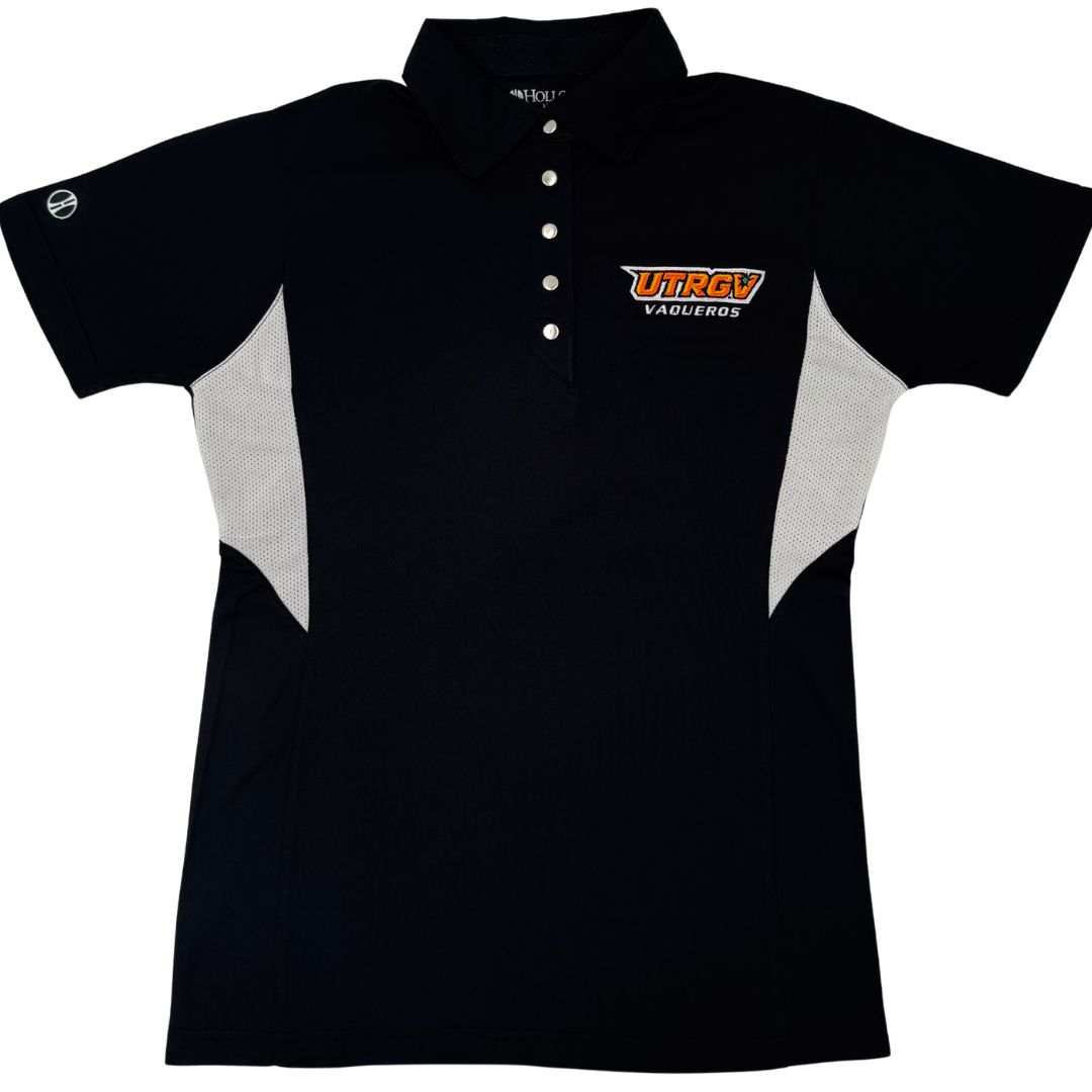 UTRGV Vaqueros Women&#39;s Polo  - Black