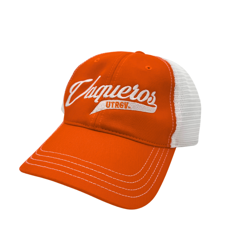 Vaqueros Script Orange/White Richardson Trucker Cap