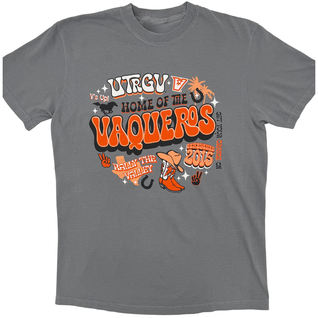 HOME OF THE VAQUEROS Ringspun T-Shirt