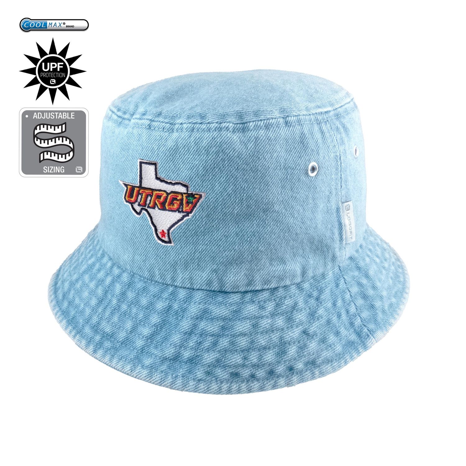 UTRGV/TX Denim Bucket Hat