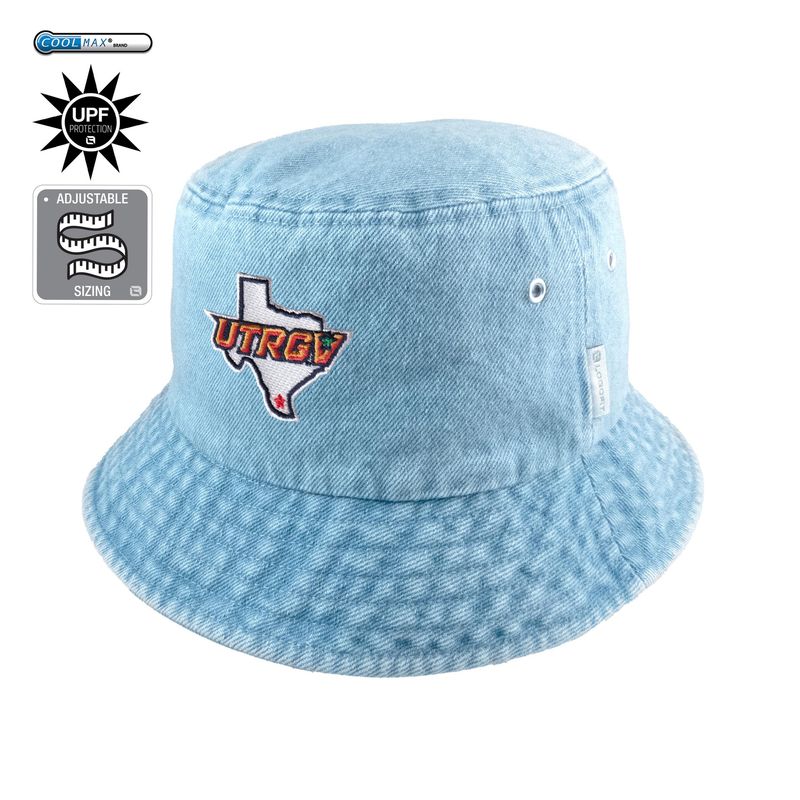UTRGV/TX Denim Bucket Hat
