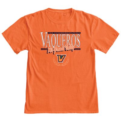 Vaqueros Rio Grande Valley Ringspun T-Shirt-Orange