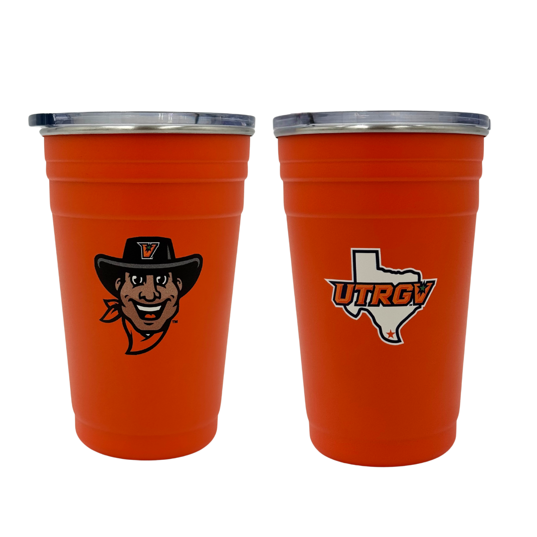 UTRGV 22 oz Flipside Stainless Steel Cup