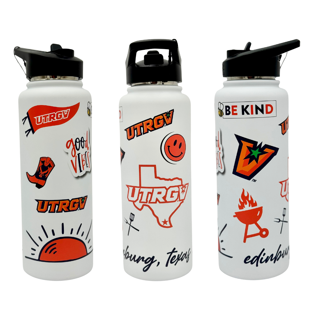 UTRGV 34oz Native Quencher Bottle