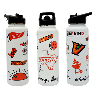 UTRGV 34oz Native Quencher Bottle