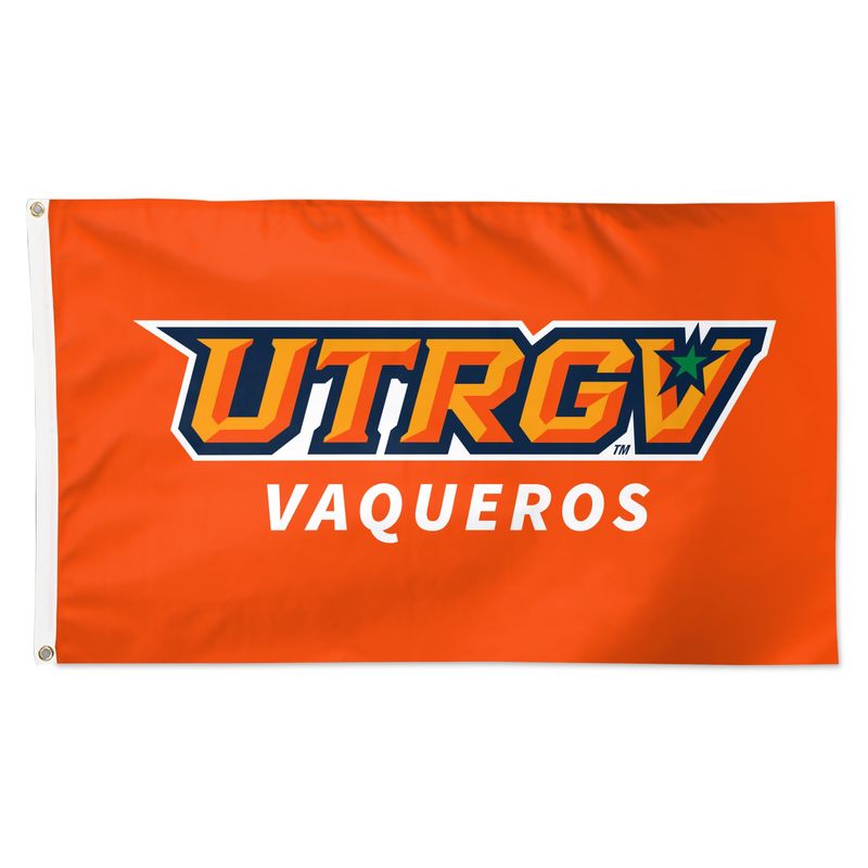 UTRGV Vaqueros Team Flag 3X5 - Orange