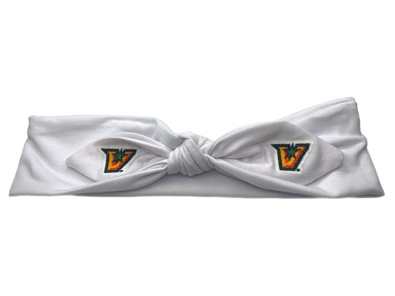UTRGV Knotted Headband - White