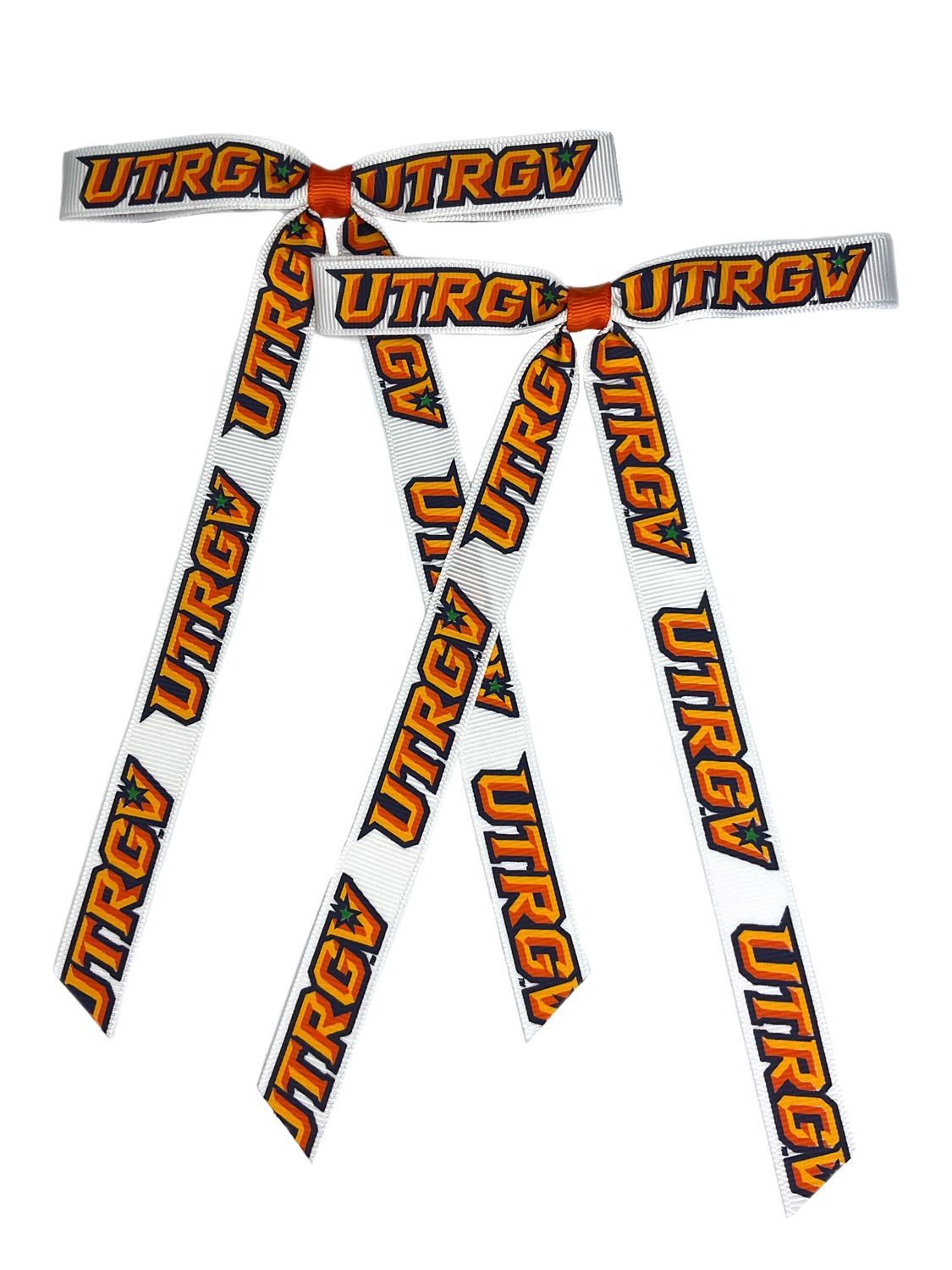 UTRGV Mini Cheer Bow PAIR