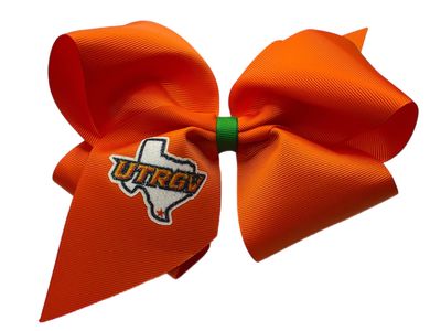 UTRGV/TX Jumbo Glitter Bow