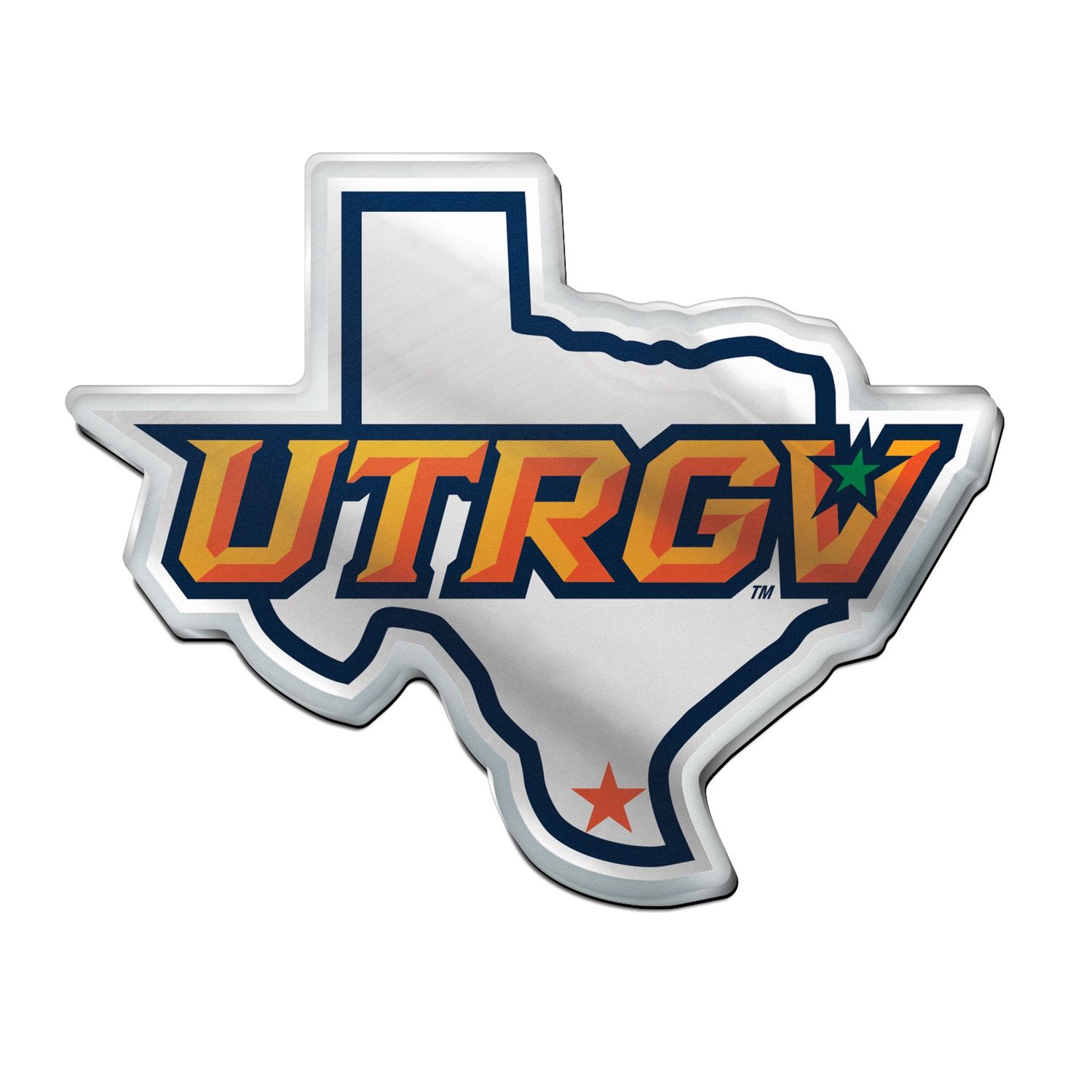 UTRGV/TX Acrylic Auto Emblem