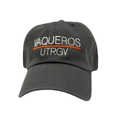 VAQUEROS _UTRGV Relaxed Dad Hat - Charcoal