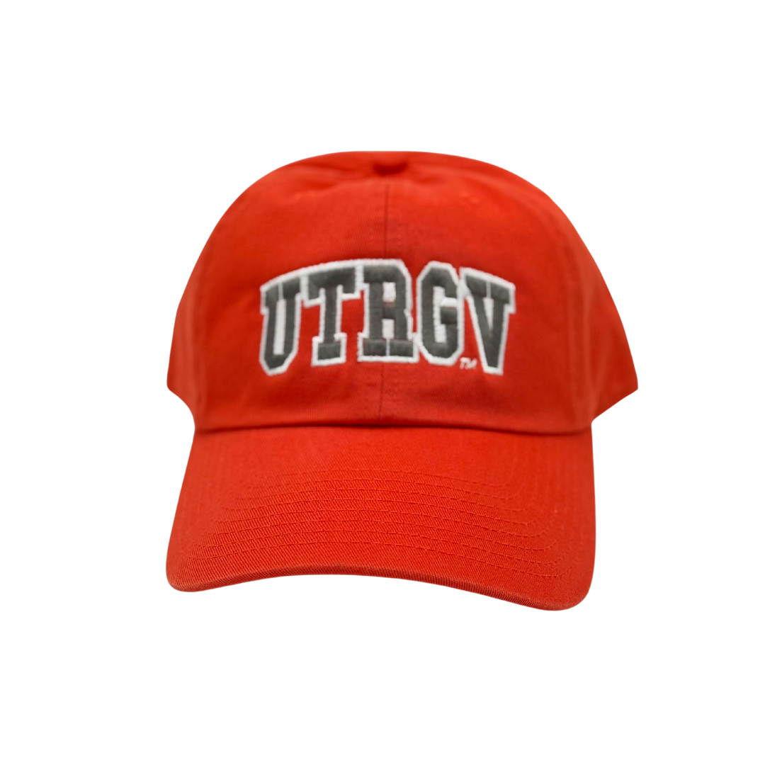 UTRGV Block Relaxed Dad Hat - Orange