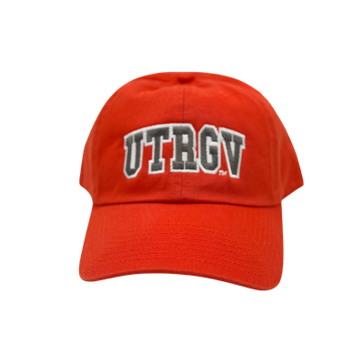 UTRGV Block Relaxed Dad Hat - Orange