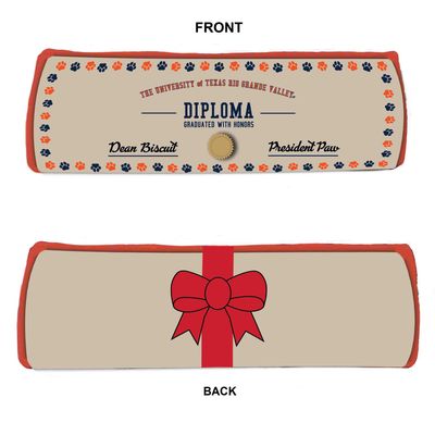 Dog Diploma Squeaker Toy