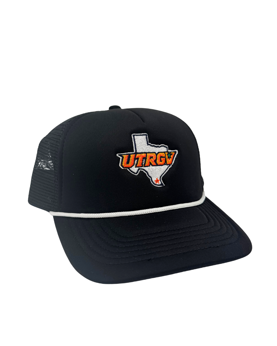 UTRGV/ TX Foam Rope Cap - Black