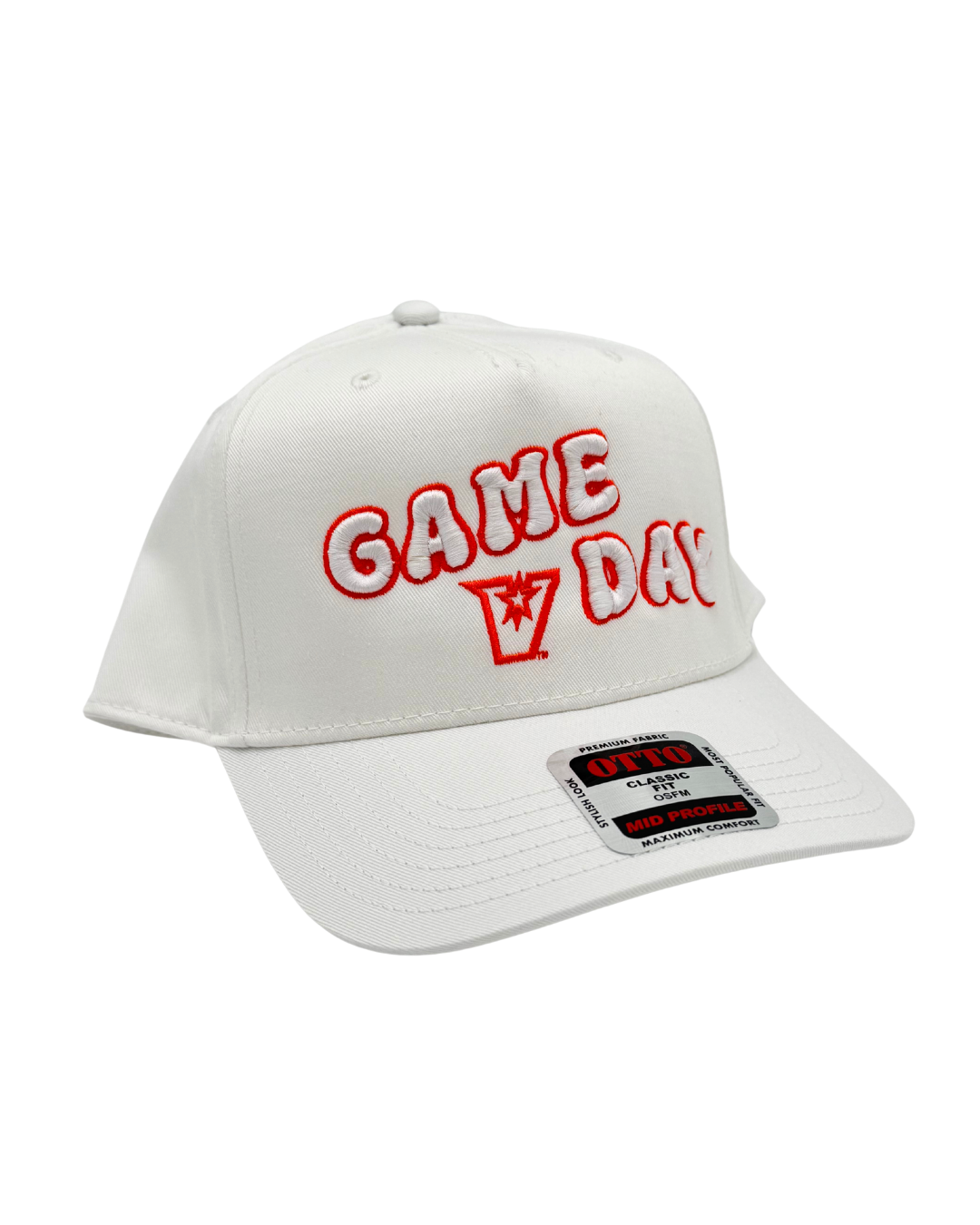 &quot;V&quot; Game Day Cap - White