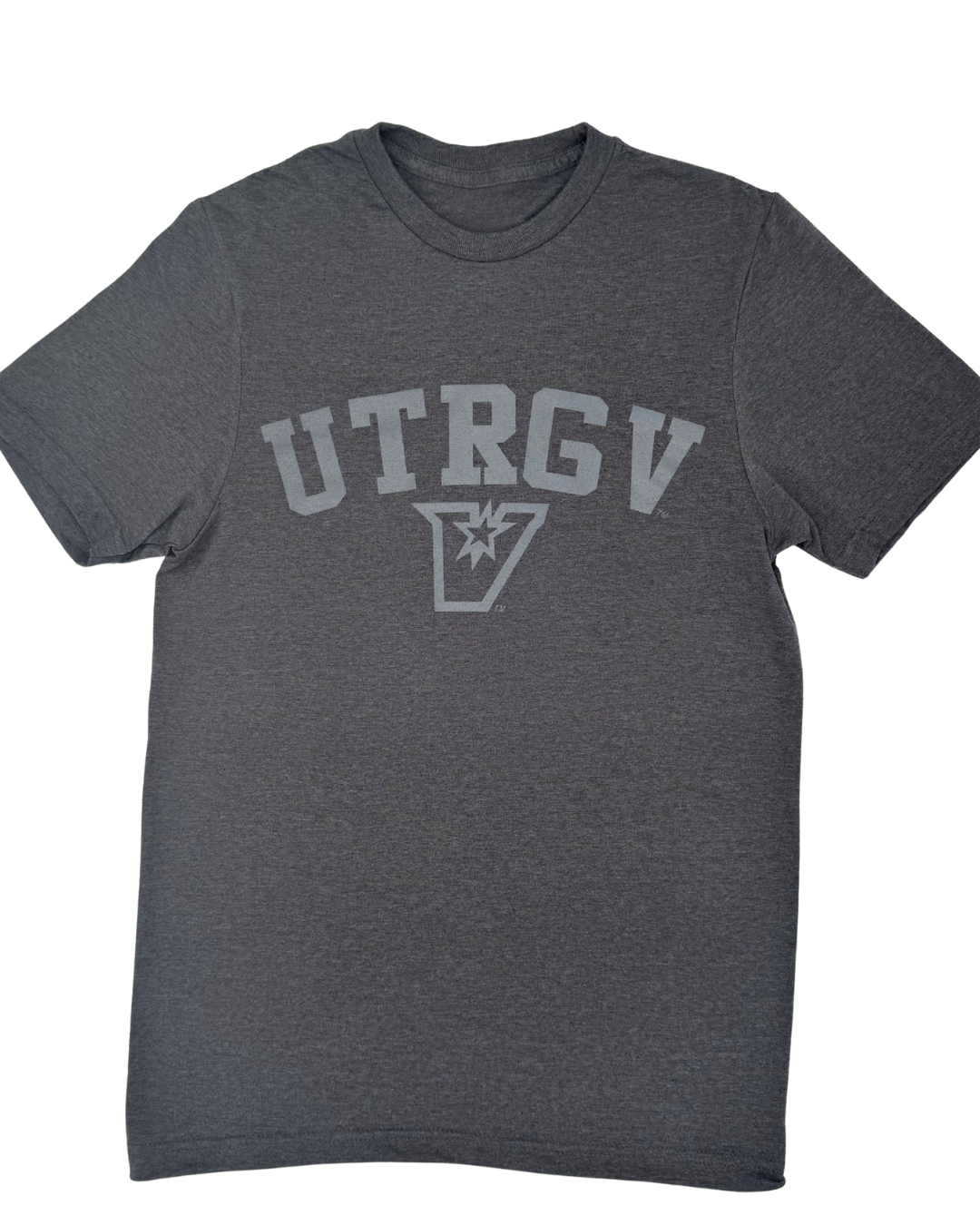 Silver on Charcoal UTRGV Arch