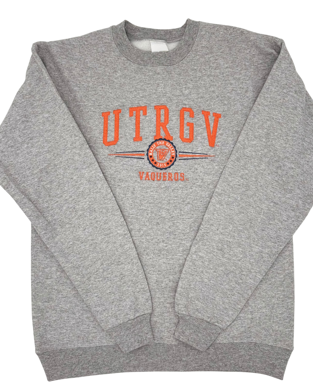 UTRGV Vaqueros Embroidered Sweatshirt - Grey