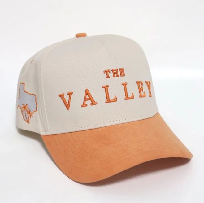 The Valley - Orange Suede Brim Cap