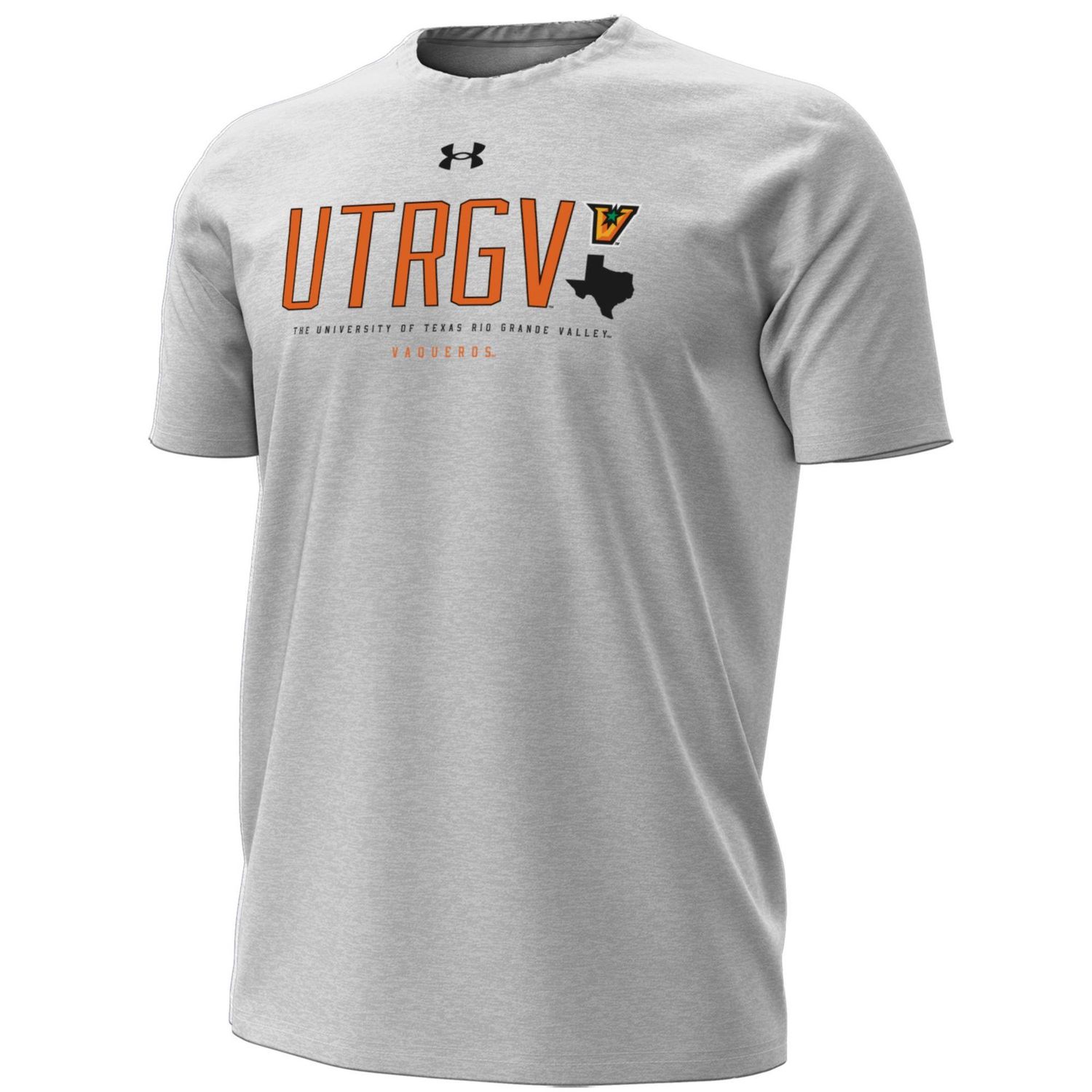 UTRGV Performance Cotton T-Shirt -Grey