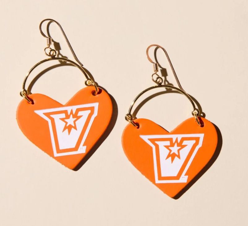 UTRGV Lover Earrings - Orange