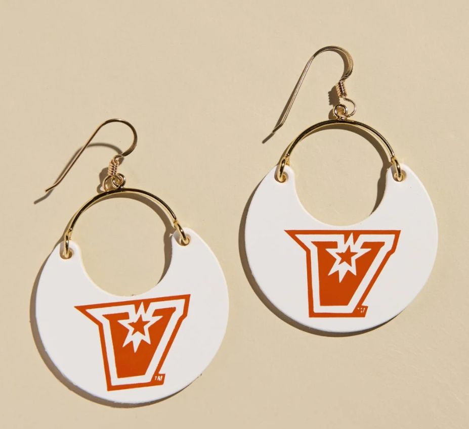 UTRGV Earrings Ninas - White