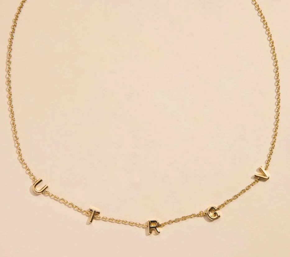 UTRGV Initial Necklace