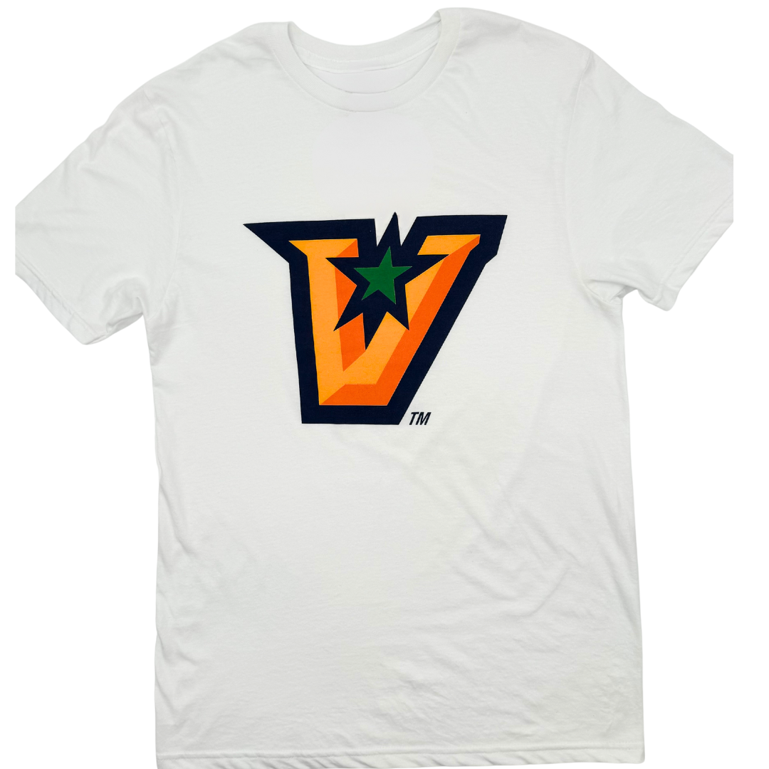 &quot;V&quot; Logo T-Shirt - White