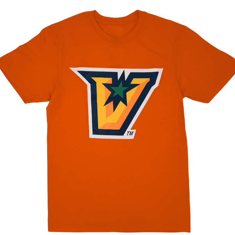 &quot;V&quot; Logo YOUTH T-shirt - Orange