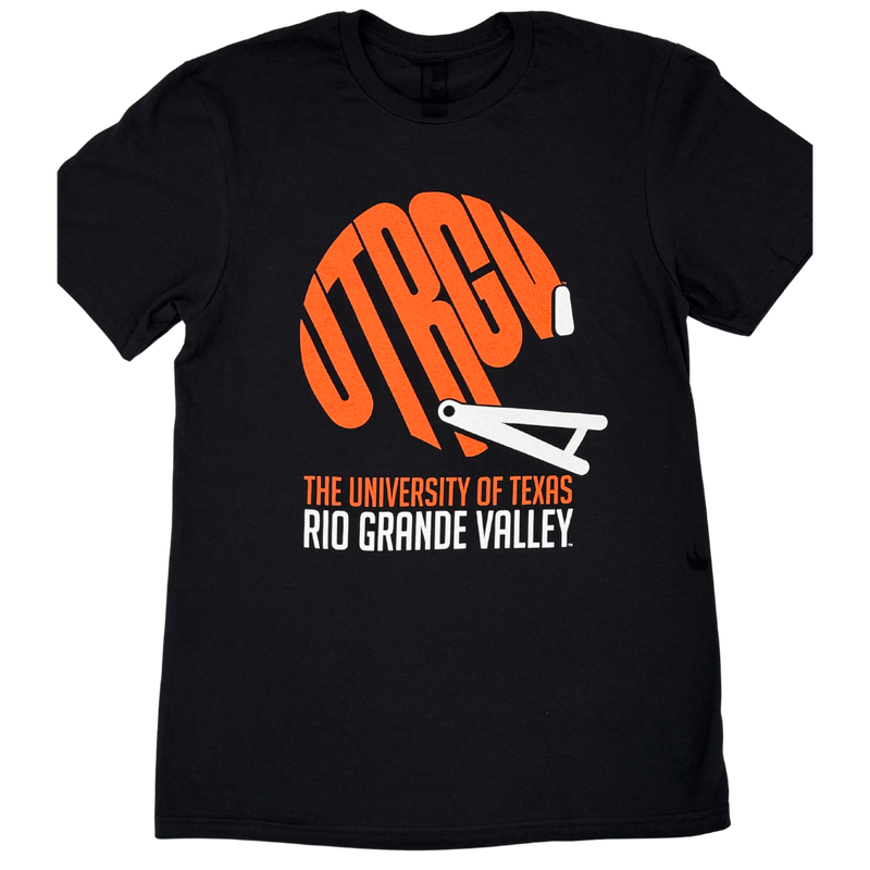 UTRGV Helmet T-Shirt - Black