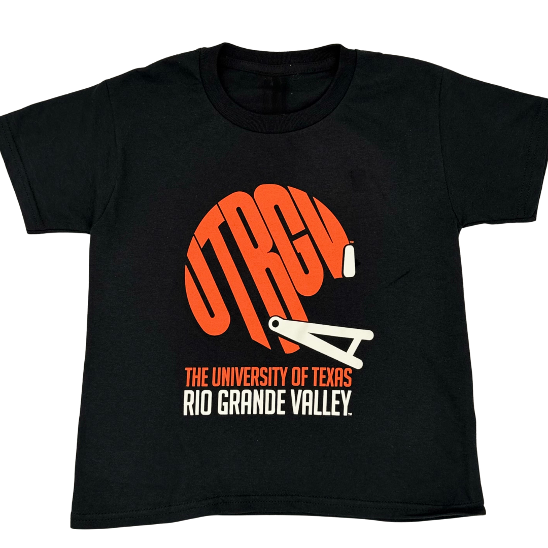 YOUTH UTRGV Helmet T-Shirt - Black