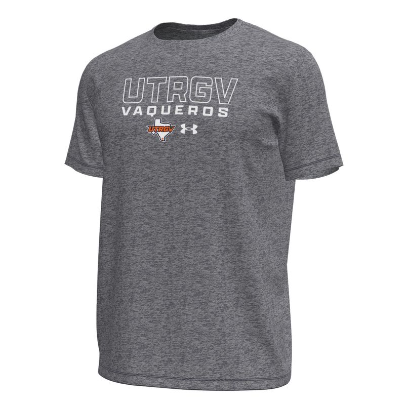 UTRGV Vaqueros Tech Stretch Short Sleeve T-Shirt - Silver Heather