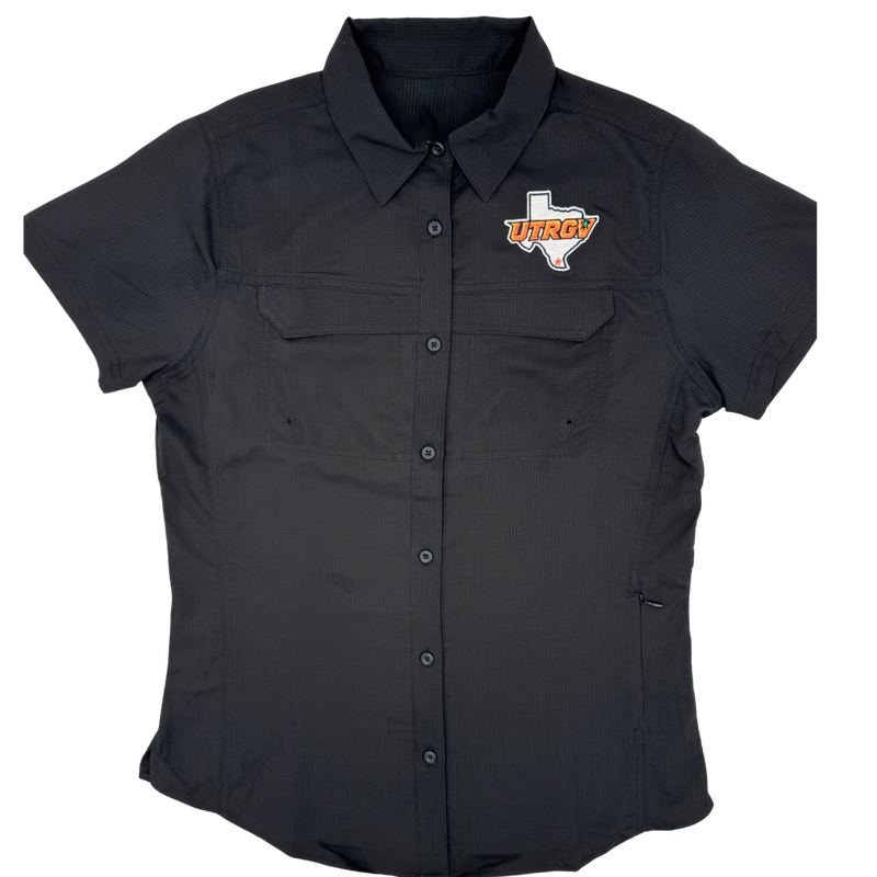 LADIES UTRGV -TX Fishing Shirt - Black