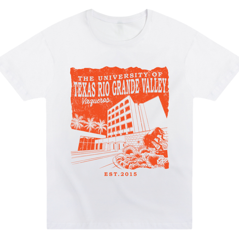 UTRGV Campus T-Shirt - Vintage White