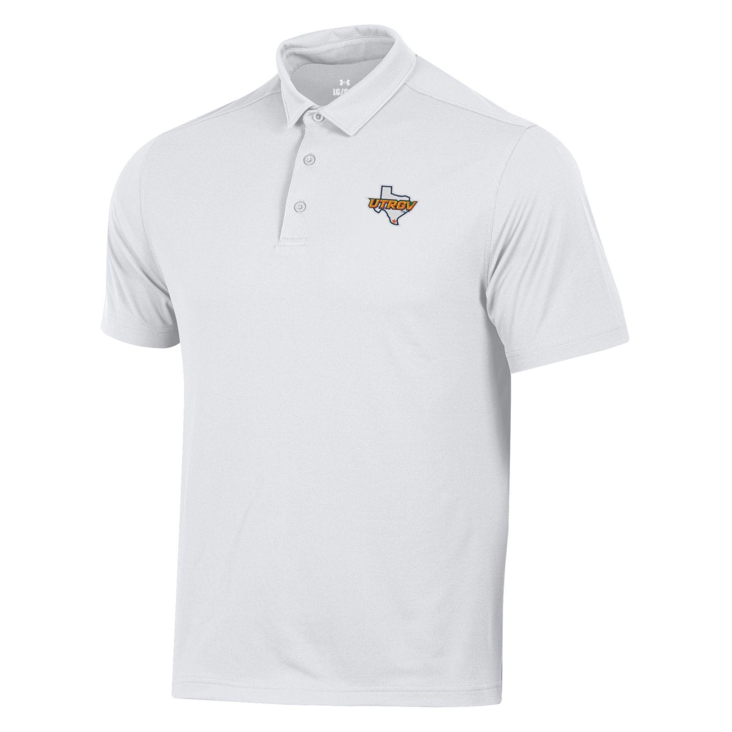 UTRGV/TX Pique Polo - White