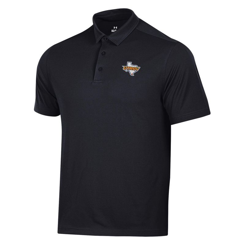 UTRGV/TX Pique Polo - Black