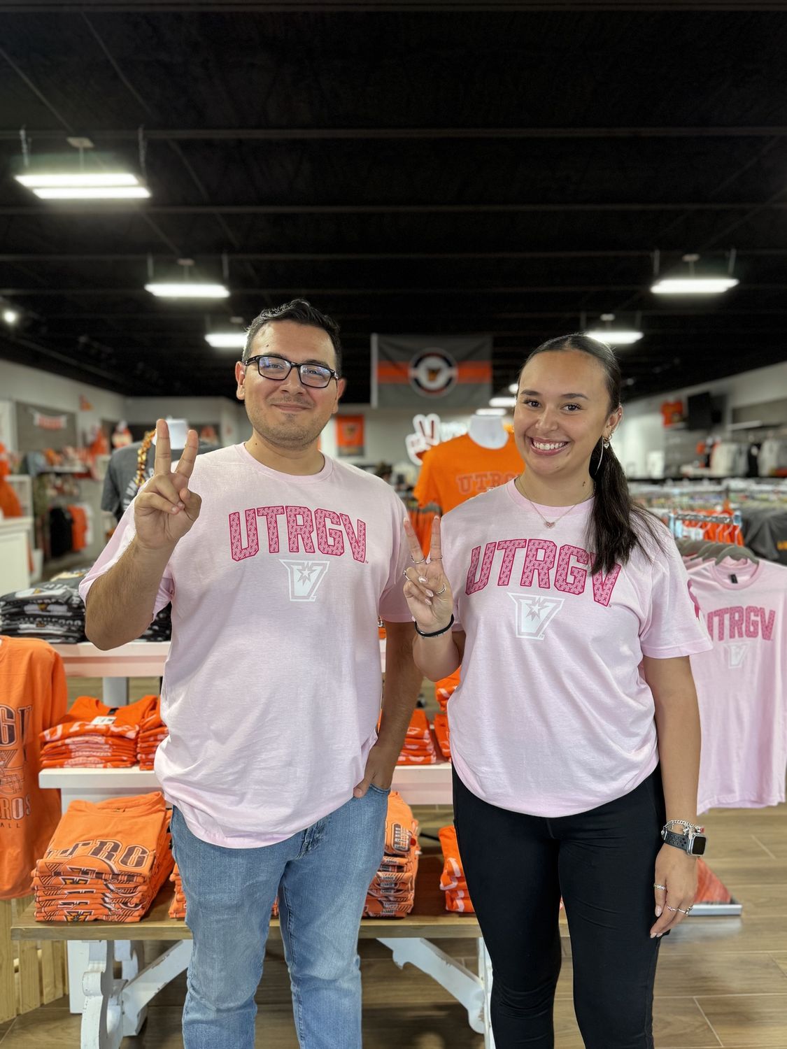 UTRGV Ribbon Breast Cancer Awareness T-Shirt