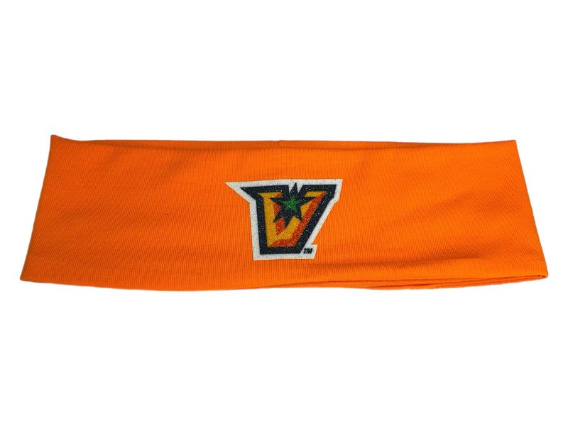&quot;V&quot; Cotton Headband - Orange