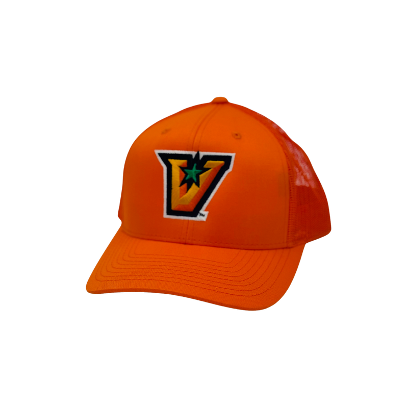&quot;V&quot; Decky Cap - Orange