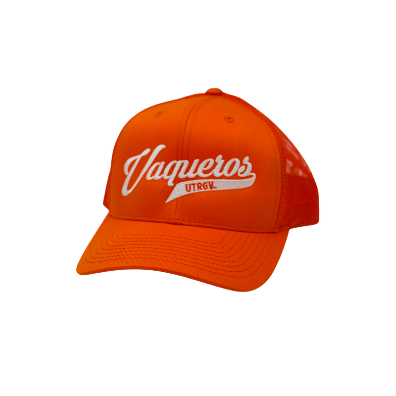 Vaqueros Script Decky Cap - Orange