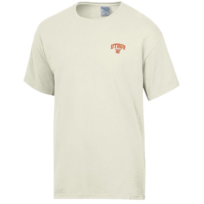 UTRGV Embroidered T-Shirt - Parchment
