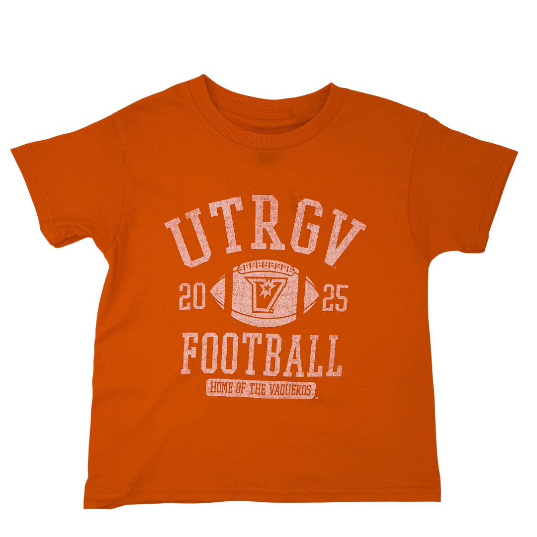 YOUTH UTRGV Football Vintage T-Shirt - Orange