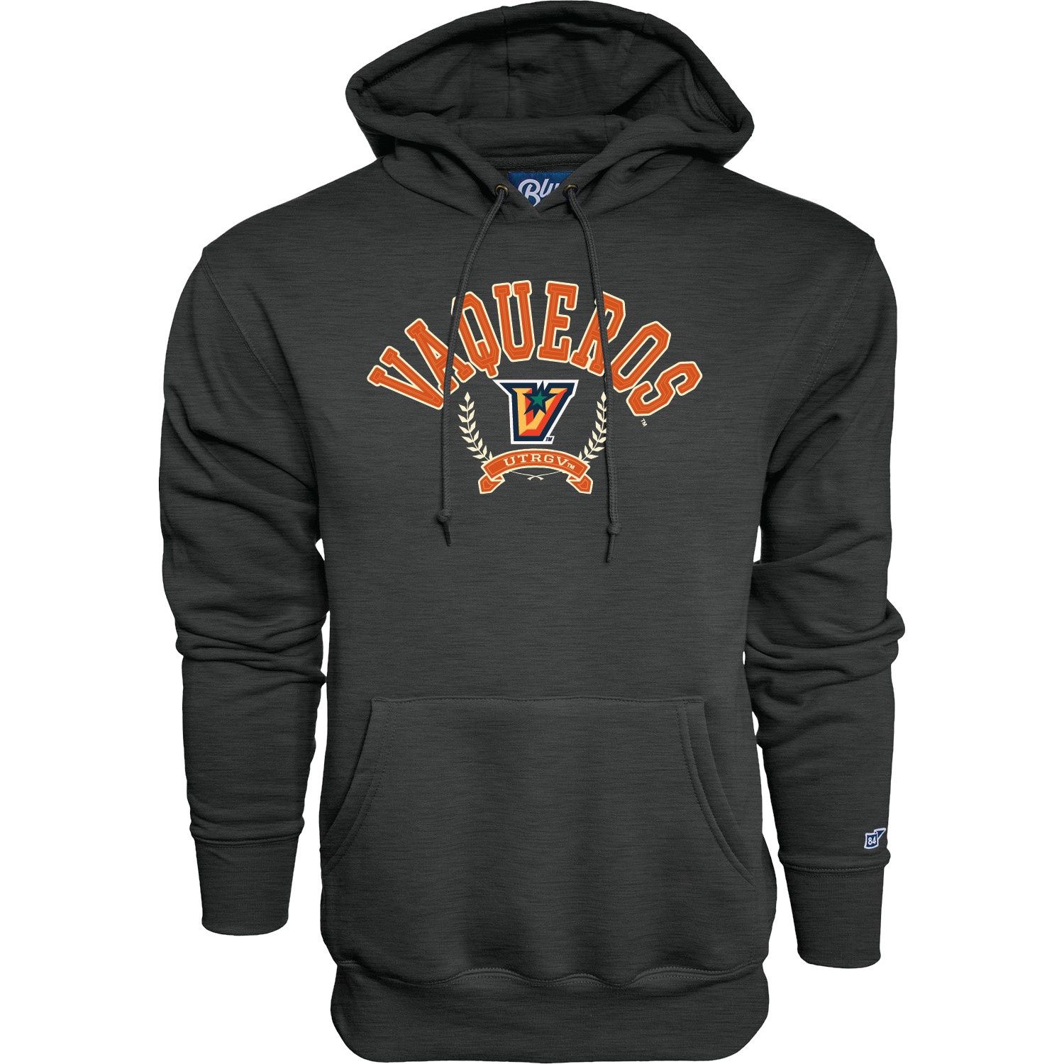 Vaqueros Applique Hoodie - Charcoal