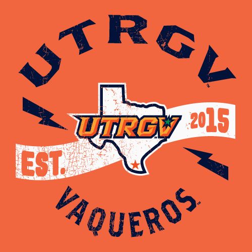 UTRGV Bolt TriBlend T-Shirt - Orange
