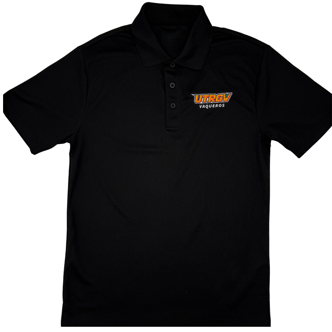 MEN&#39;S UTRGV Vaqueros Polo - Black