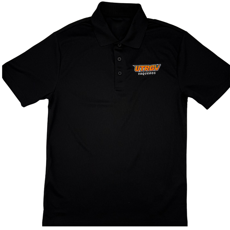 MEN&#39;S UTRGV Vaqueros Polo - Black