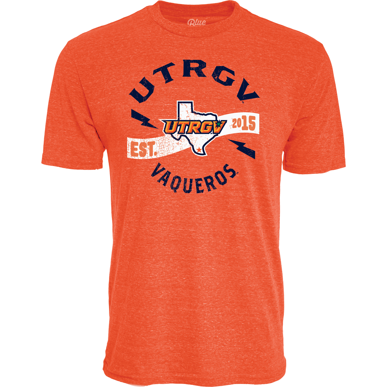 UTRGV Bolt TriBlend T-Shirt - Orange