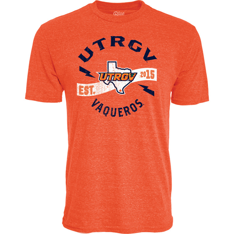 UTRGV Bolt TriBlend T-Shirt - Orange