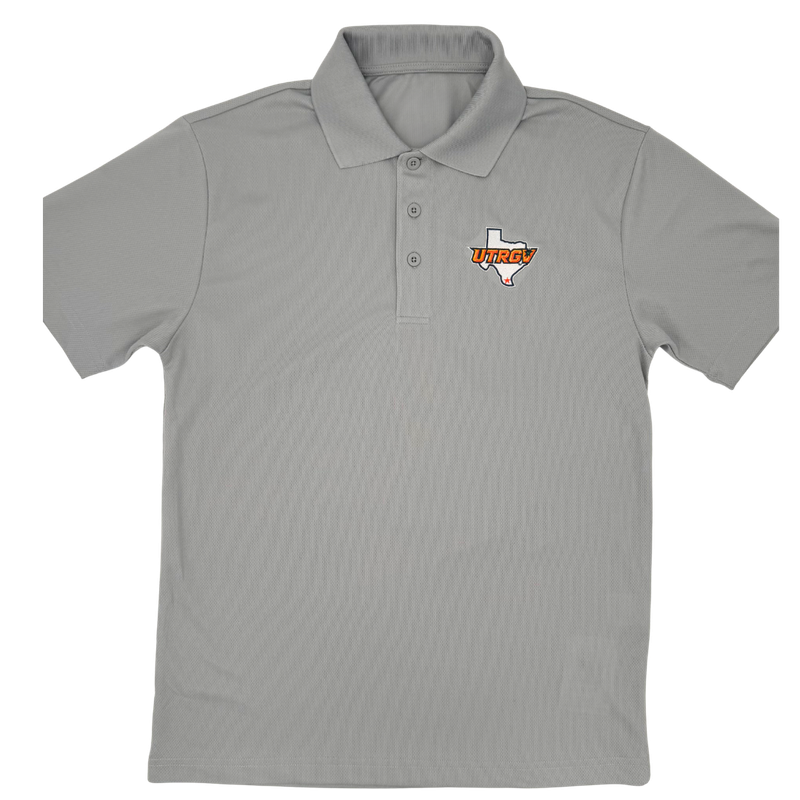 Men&#39;s UTRGV/Texas Polo - Silver